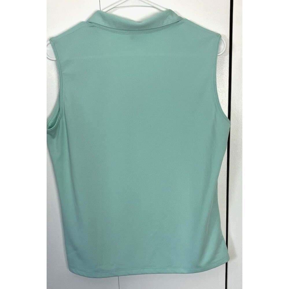 Lady Hagen Women Essentials Womens Sleeveless Golf Top V Neck Mint Green Large - Picture 6 of 6